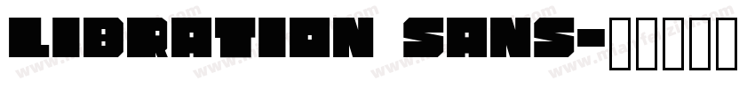 libration sans字体转换